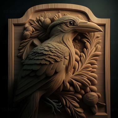 3D модель Oncomeris flavicornis (STL)